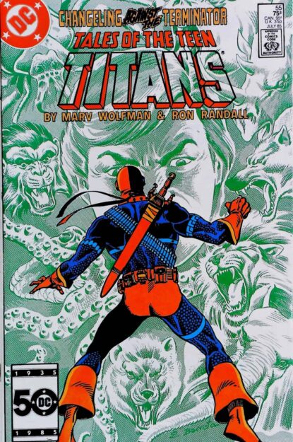 TALES OF THE TEEN TITANS (1984) #55 - DC Comics - lecubeacomics.com Couverture de TALES OF THE TEEN TITANS (1984) #55 - par Eduardo Barreto - lecubeacomics.com