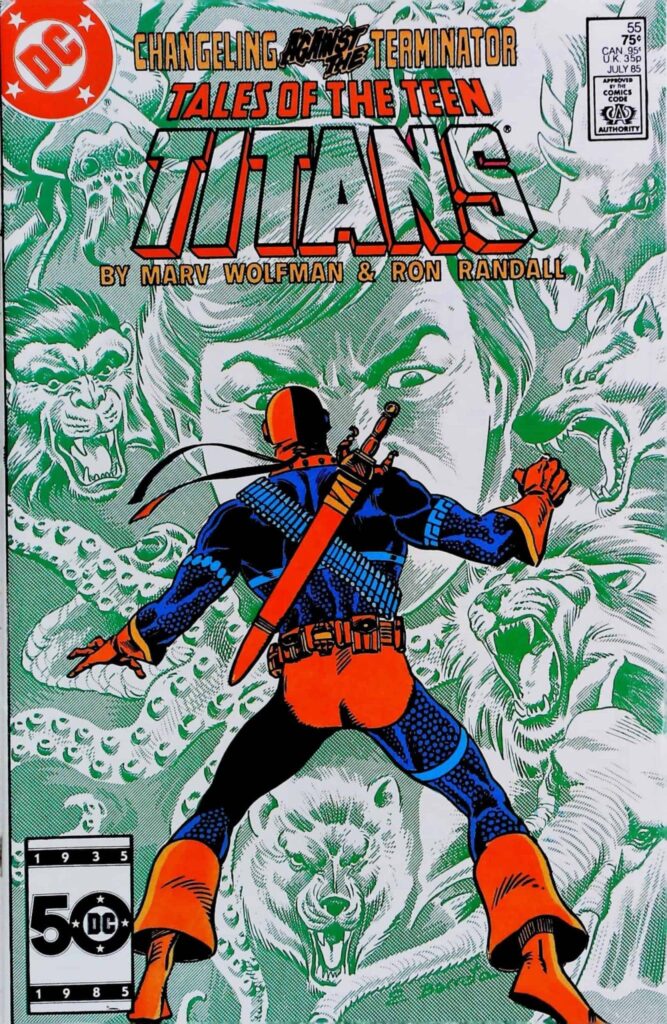 Tales Of The Teen Titans #55, vue de l'exemplaire