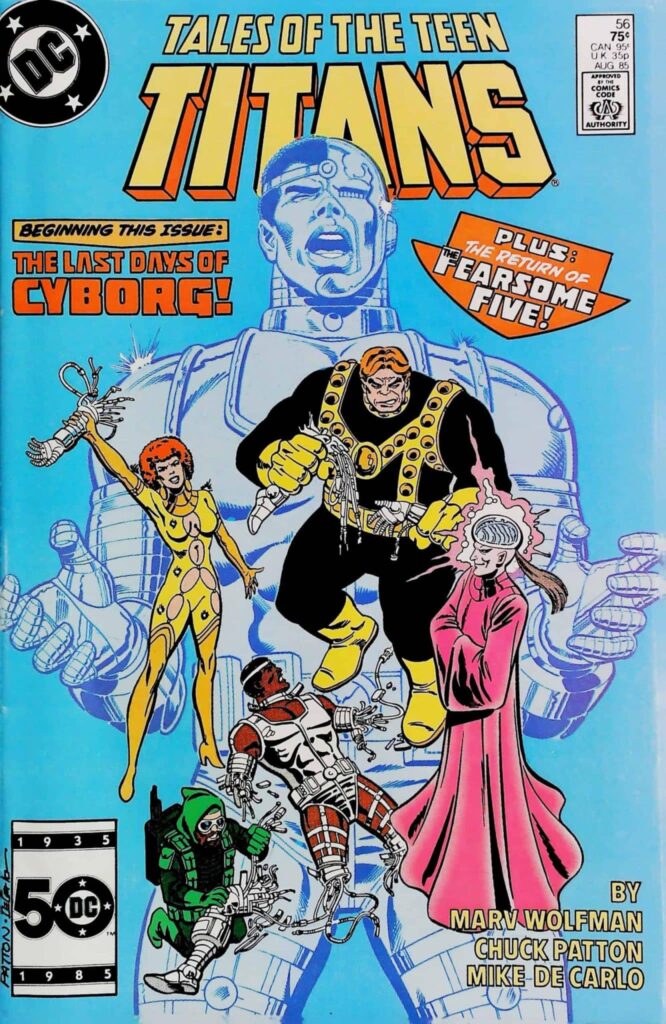Tales Of The Teen Titans #56, vue de l'exemplaire
