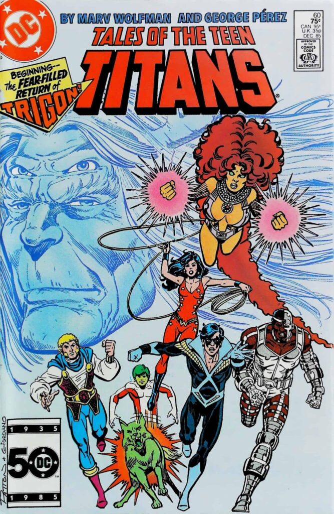 Tales Of The Teen Titans #60, vue de l'exemplaire