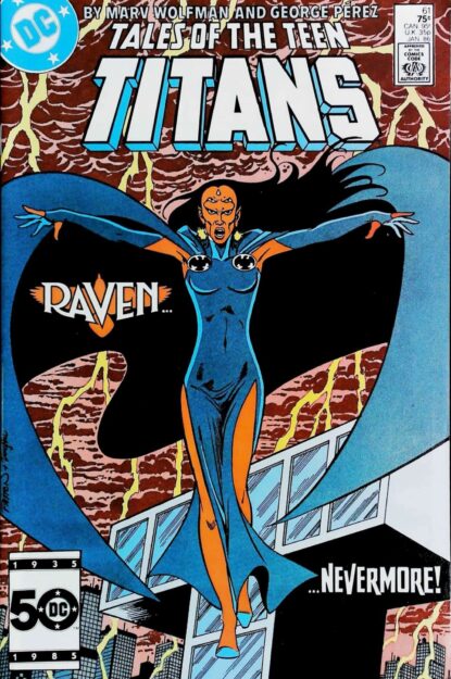 TALES OF THE TEEN TITANS (1984) #61 - DC Comics - lecubeacomics.com Couverture de TALES OF THE TEEN TITANS (1984) #61 - par Chuck Patton - lecubeacomics.com