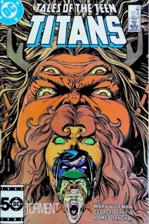 Couverture de TALES OF THE TEEN TITANS (1984) #63 - par Brian Bolland - lecubeacomics.com