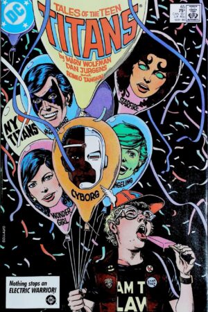 Couverture de TALES OF THE TEEN TITANS (1984) #65 - par Brian Bolland - lecubeacomics.com