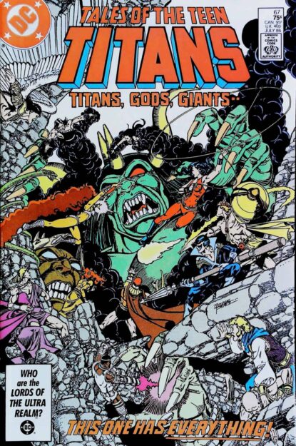 TALES OF THE TEEN TITANS (1984) #67 - DC Comics - lecubeacomics.com Couverture de TALES OF THE TEEN TITANS (1984) #67 - par George Perez - lecubeacomics.com