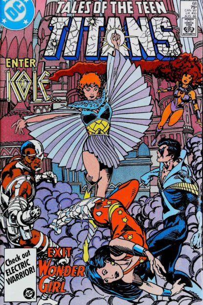 TALES OF THE TEEN TITANS (1984) #68 - DC Comics - lecubeacomics.com Couverture de TALES OF THE TEEN TITANS (1984) #68 - par Barry Windsor-Smith - lecubeacomics.com