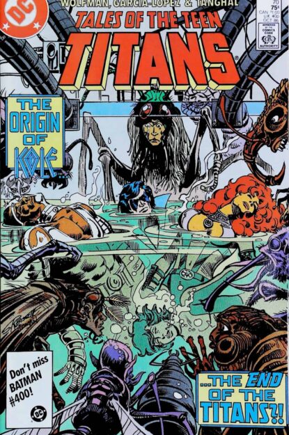 TALES OF THE TEEN TITANS (1984) #70 - DC Comics - lecubeacomics.com Couverture de TALES OF THE TEEN TITANS (1984) #70 - par Romeo Tanghal - lecubeacomics.com