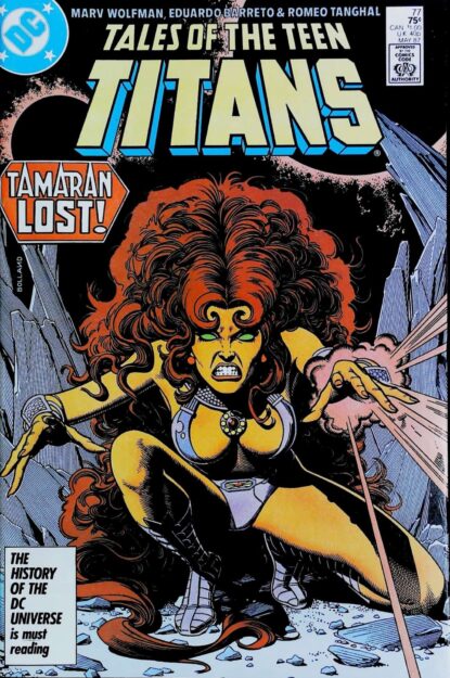 TALES OF THE TEEN TITANS (1984) #77 - DC Comics - lecubeacomics.com Couverture de TALES OF THE TEEN TITANS (1984) #77 - par Brian Bolland - lecubeacomics.com