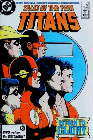 Couverture de TALES OF THE TEEN TITANS (1984) #79 - par Kevin Maguire - lecubeacomics.com