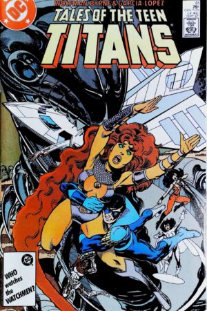 Couverture de TALES OF THE TEEN TITANS (1984) #81 - par John Byrne - lecubeacomics.com