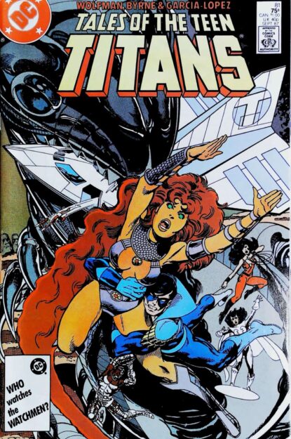 TALES OF THE TEEN TITANS (1984) #81 - DC Comics - lecubeacomics.com Couverture de TALES OF THE TEEN TITANS (1984) #81 - par John Byrne - lecubeacomics.com
