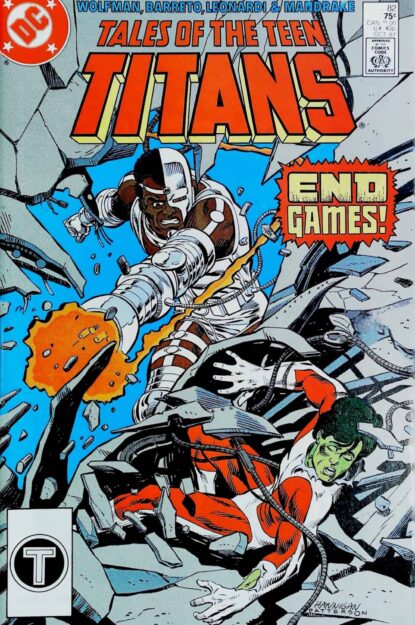 TALES OF THE TEEN TITANS (1984) #82 - DC Comics - lecubeacomics.com Couverture de TALES OF THE TEEN TITANS (1984) #82 - par Bruce Patterson - lecubeacomics.com
