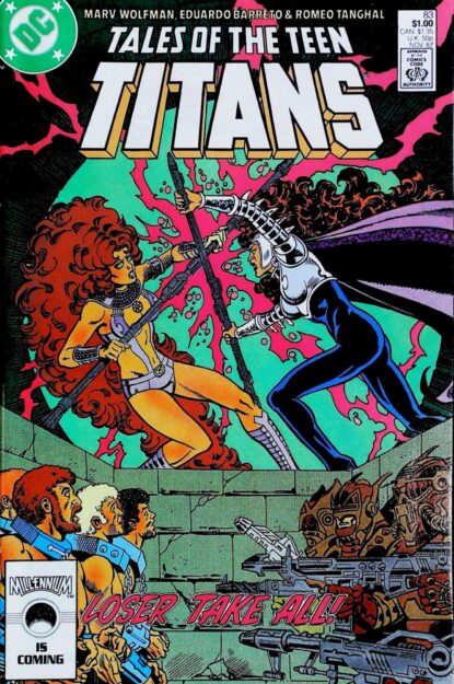 TALES OF THE TEEN TITANS (1984) #83 - DC Comics - lecubeacomics.com Couverture de TALES OF THE TEEN TITANS (1984) #83 - par Eduardo Barreto - lecubeacomics.com