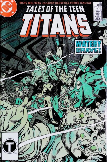 TALES OF THE TEEN TITANS (1984) #85 - DC Comics - lecubeacomics.com Couverture de TALES OF THE TEEN TITANS (1984) #85 - par Anthony Tollin - lecubeacomics.com