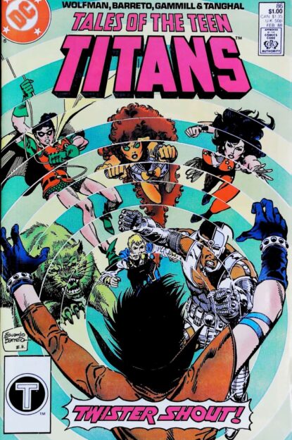 Couverture de TALES OF THE TEEN TITANS (1984) #86 - par Ed Hannigan - lecubeacomics.com