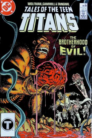 Couverture de TALES OF THE TEEN TITANS (1984) #87 - par Anthony Tollin - lecubeacomics.com
