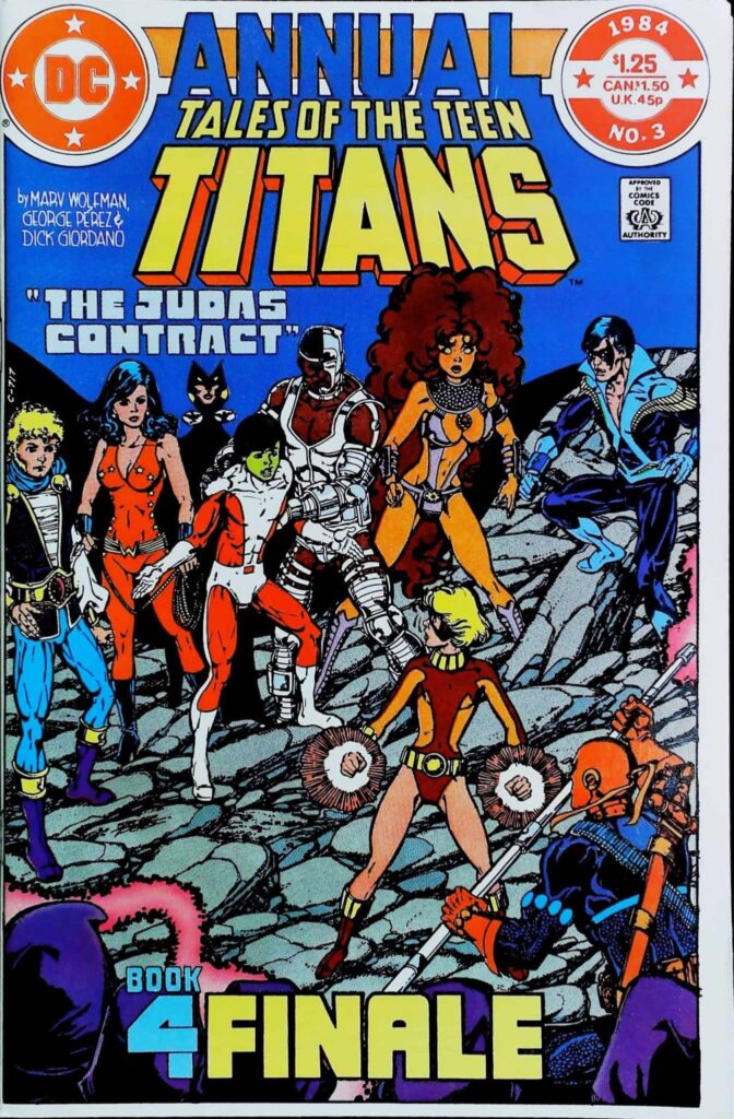 Tales Of The Teen Titans Annual #3, vue de l'exemplaire