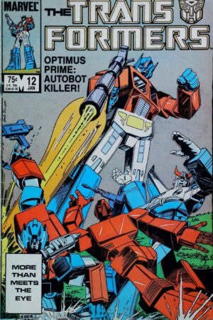 Couverture de TRANSFORMERS (1984) #12 - par Herb Trimpe - lecubeacomics.com
