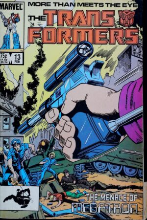 Couverture de TRANSFORMERS (1984) #13 - par Don Perlin - lecubeacomics.com