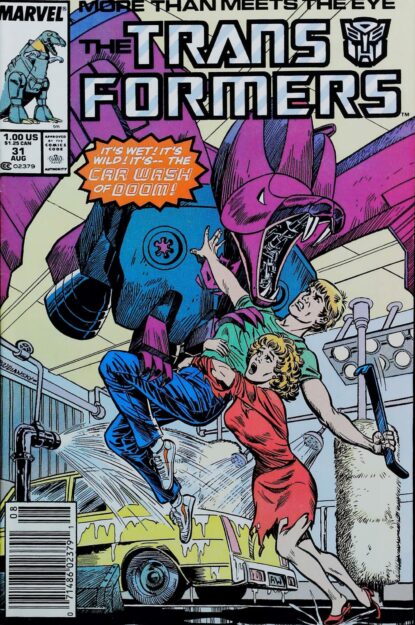 TRANSFORMERS (1984) #31 - Marvel - lecubeacomics.com Couverture de TRANSFORMERS (1984) #31 - par Bob Budiansky - lecubeacomics.com