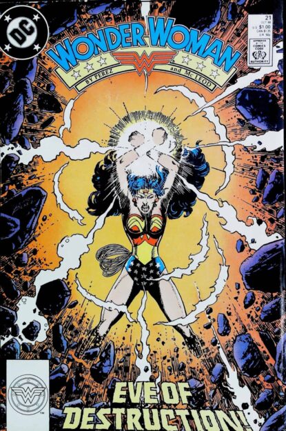 WONDER WOMAN (1987) #21 - DC Comics - lecubeacomics.com Couverture de WONDER WOMAN (1987) #21 - par George Perez - lecubeacomics.com