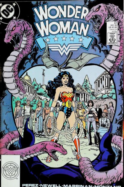 WONDER WOMAN (1987) #37 - DC Comics - lecubeacomics.com Couverture de WONDER WOMAN (1987) #37 - par Chris Marrinan - lecubeacomics.com
