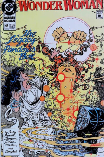 WONDER WOMAN (1987) #45 - DC Comics - lecubeacomics.com Couverture de WONDER WOMAN (1987) #45 - par George Perez - lecubeacomics.com