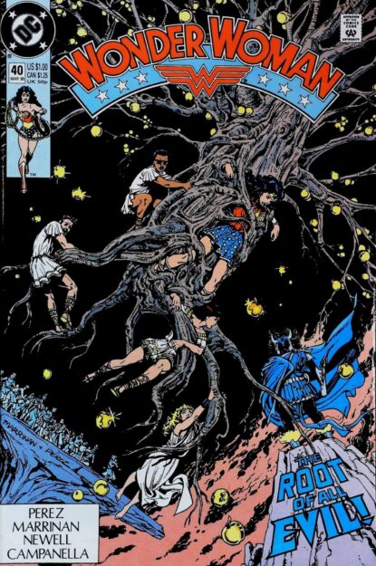 WONDER WOMAN (1987) #40 - DC Comics - lecubeacomics.com Couverture de WONDER WOMAN (1987) #40 - par Chris Marrinan - lecubeacomics.com