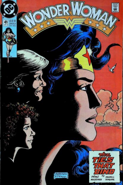 WONDER WOMAN (1987) #41 - DC Comics - lecubeacomics.com Couverture de WONDER WOMAN (1987) #41 - par Chris Marrinan - lecubeacomics.com