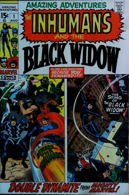 AMAZING ADVENTURES (1970) #1 - Marvel - lecubeacomics.com Couverture de AMAZING ADVENTURES (1970) #1 - par John Romita - lecubeacomics.com
