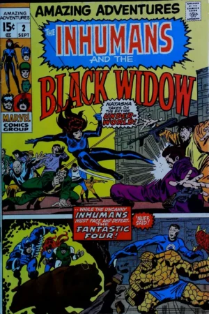 Couverture de AMAZING ADVENTURES (1970) #2 - par John Buscema - lecubeacomics.com