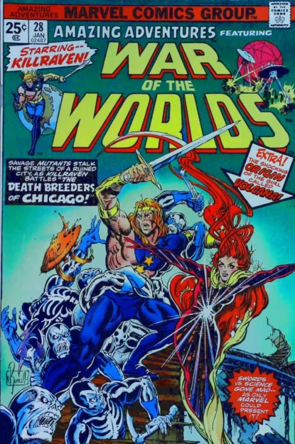 AMAZING ADVENTURES (1970) #28 - Marvel - lecubeacomics.com Couverture de AMAZING ADVENTURES (1970) #28 - par P. Craig Russell - lecubeacomics.com