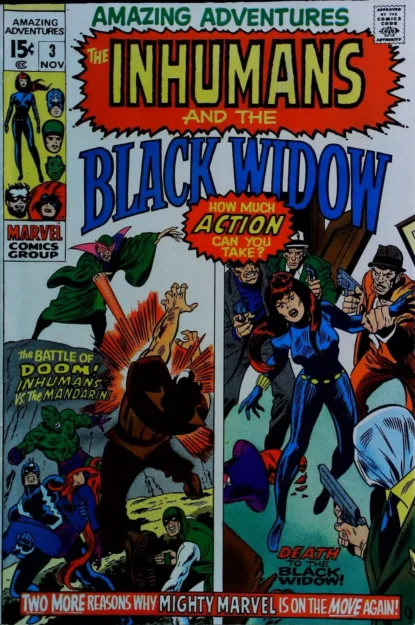 AMAZING ADVENTURES (1970) #3 - Marvel - lecubeacomics.com Couverture de AMAZING ADVENTURES (1970) #3 - par John Buscema - lecubeacomics.com