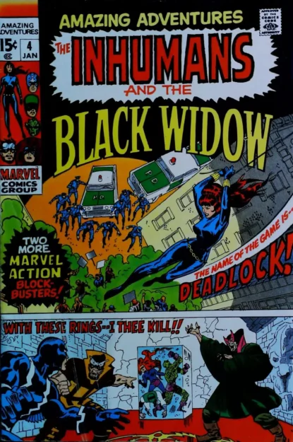 AMAZING ADVENTURES (1970) #4 - Marvel - lecubeacomics.com Couverture de AMAZING ADVENTURES (1970) #4 - par John Buscema - lecubeacomics.com