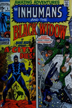 Couverture de AMAZING ADVENTURES (1970) #5 - par Artie Simek - lecubeacomics.com