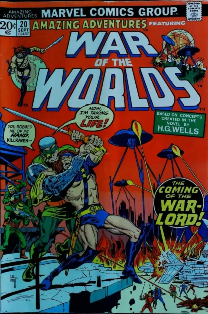 AMAZING ADVENTURES (1970) #20 - Marvel - lecubeacomics.com Couverture de AMAZING ADVENTURES (1970) #20 - par Herb Trimpe - lecubeacomics.com