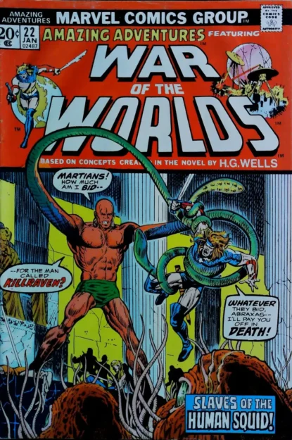 AMAZING ADVENTURES (1970) #22 - Marvel - lecubeacomics.com Couverture de AMAZING ADVENTURES (1970) #22 - par Herb Trimpe - lecubeacomics.com