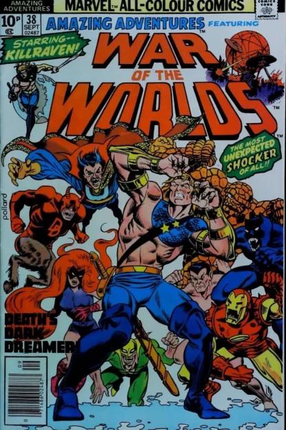 AMAZING ADVENTURES (1970) #38 - Marvel - lecubeacomics.com Couverture de AMAZING ADVENTURES (1970) #38 - par Keith Pollard - lecubeacomics.com