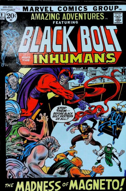 Couverture de AMAZING ADVENTURES (1970) #9 - par Joe Sinnott - lecubeacomics.com