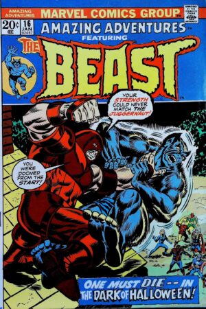 Couverture de AMAZING ADVENTURES (1970) #16 - par Jim Starlin - lecubeacomics.com