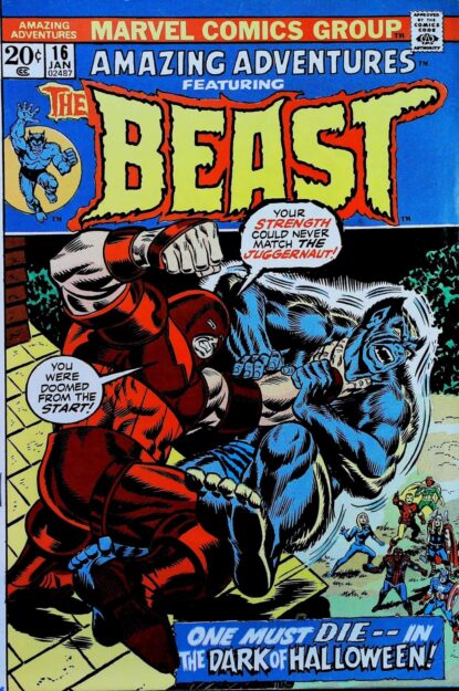 AMAZING ADVENTURES (1970) #16 - Marvel - lecubeacomics.com Couverture de AMAZING ADVENTURES (1970) #16 - par Jim Starlin - lecubeacomics.com