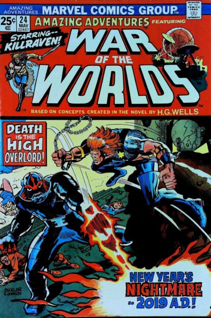 AMAZING ADVENTURES (1970) #24 - Marvel - lecubeacomics.com Couverture de AMAZING ADVENTURES (1970) #24 - par Rich Buckler - lecubeacomics.com