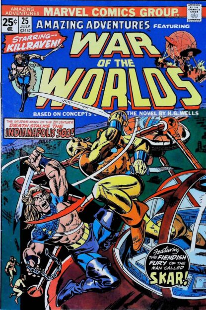 AMAZING ADVENTURES (1970) #25 - MARK JEWELERS - Marvel - lecubeacomics.com Couverture de AMAZING ADVENTURES (1970) #25 - MARK JEWELERS - par Gil Kane - lecubeacomics.com