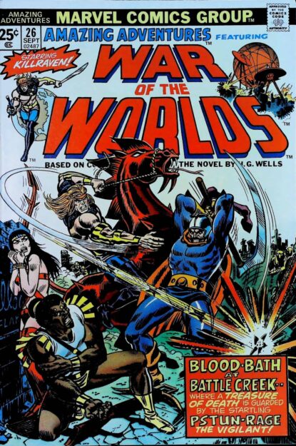 AMAZING ADVENTURES (1970) #26 - Marvel - lecubeacomics.com Couverture de AMAZING ADVENTURES (1970) #26 - par John Romita - lecubeacomics.com