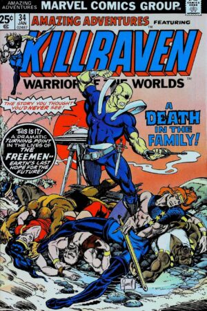 Couverture de AMAZING ADVENTURES (1970) #34 - par P. Craig Russell - lecubeacomics.com