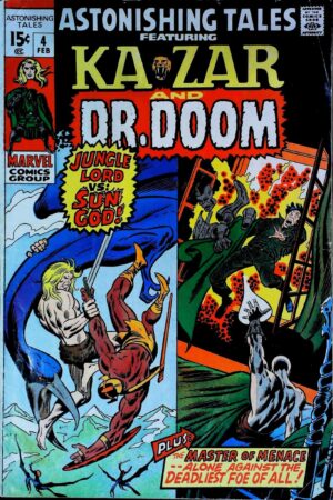 Couverture de ASTONISHING TALES (1970) #4 - par Joe Sinnott - lecubeacomics.com