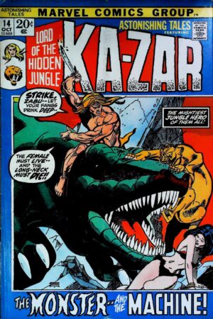 Couverture de ASTONISHING TALES (1970) #14 - par Gil Kane - lecubeacomics.com