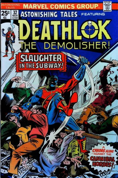 ASTONISHING TALES (1970) #32 - Marvel - lecubeacomics.com Couverture de ASTONISHING TALES (1970) #32 - par Dan Adkins - lecubeacomics.com