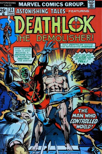Couverture de ASTONISHING TALES (1970) #34 - par Klaus Janson - lecubeacomics.com