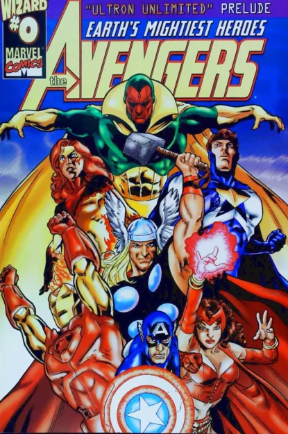 AVENGERS (1998) #0 - Marvel - lecubeacomics.com Couverture de AVENGERS (1998) #0 - par Stuart Immonen - lecubeacomics.com