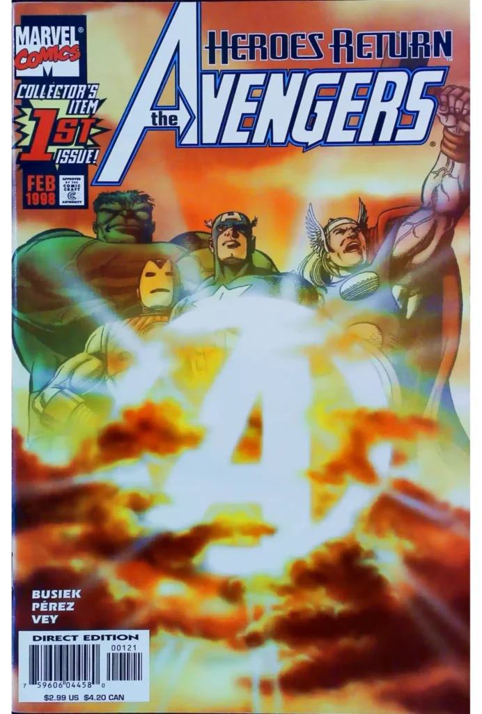 Avengers #1 - Sunburst Edition, vue de l'exemplaire